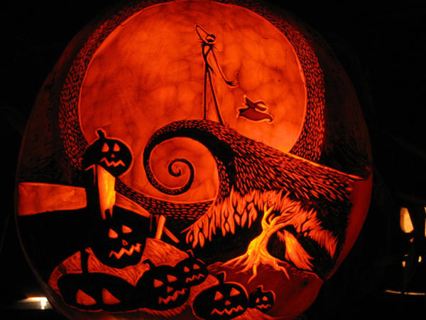 nightmare before christmas pumpkin carving