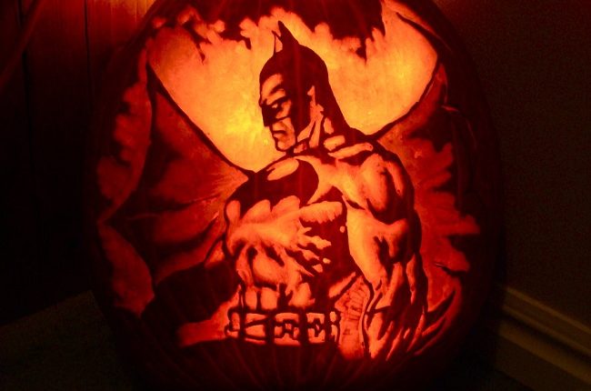 batman pumpkin carving