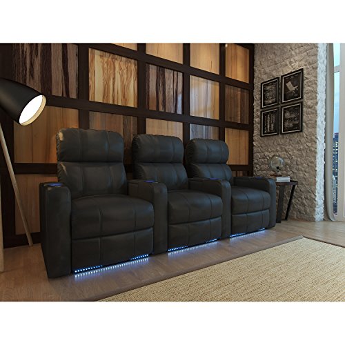Octane Turbo XL700 luxury three piece theater seat